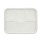 4 Compartment Meal Tray with Lid