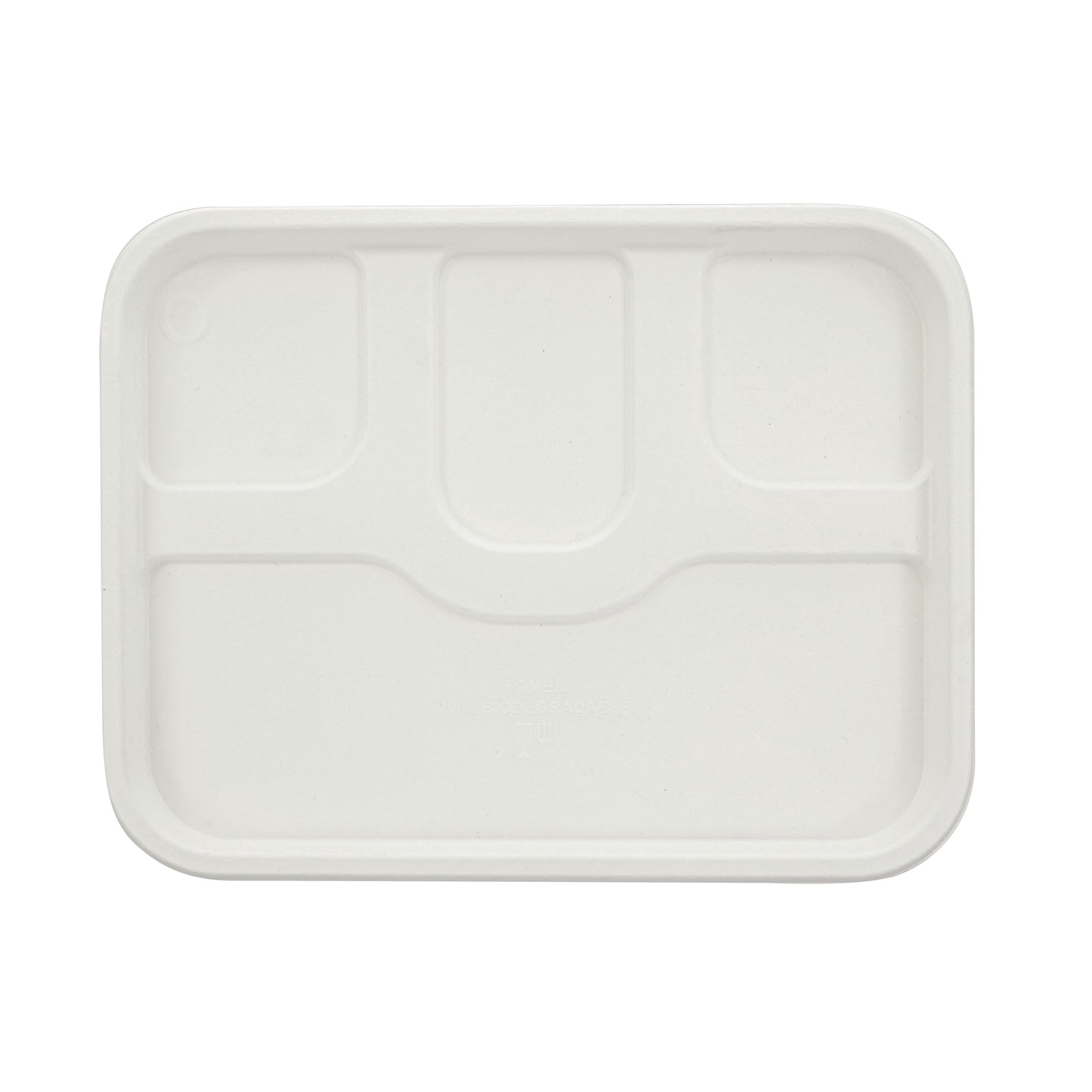 4 Compartment Meal Tray with Lid