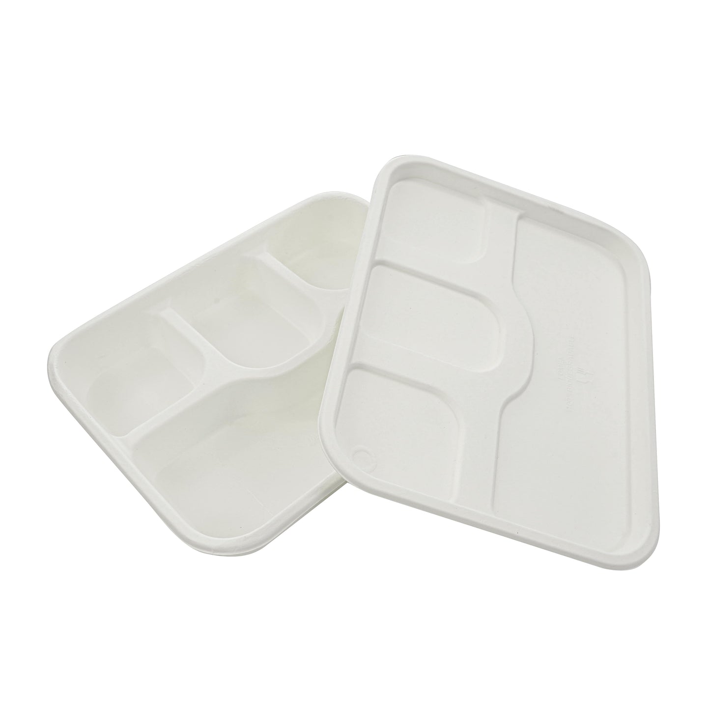 4 Compartment Meal Tray with Lid