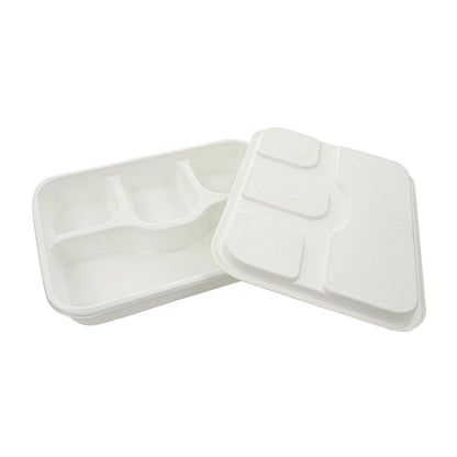 4 Compartment Meal Tray with Lid