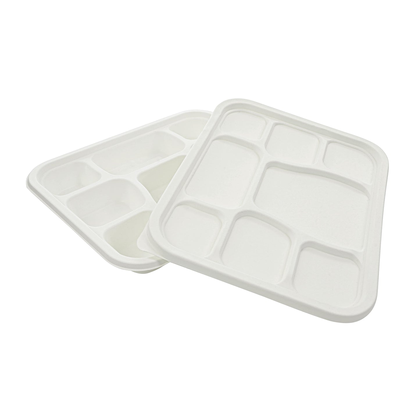 8 Compartment Meal Tray with Lid